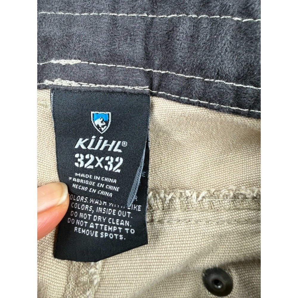 Kuhl Kanvus Jean Mens 32x30 Brown Canvas Pants Stretch 5114 Outdoor Workwear - Picture 9 of 14